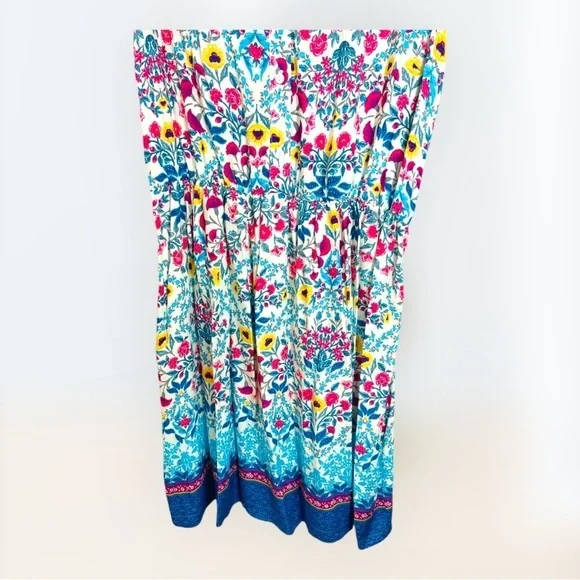 Pattern mixed print summer dress George size 14 new colourful holiday - Picture 2 of 8